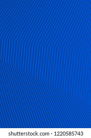 Blue color. Linear background. Design elements. Wave of many gray lines. Protective layer banknotes, certificates template. Vector Vector lines of different thicknesses from thin to thick EPS10