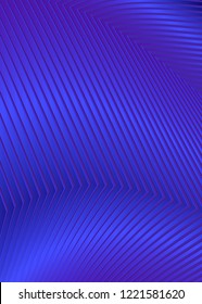 Blue color. Linear background. Design elements. Wave of many gray lines. Protective layer banknotes, certificates template. Vector Vector lines of different thicknesses from thin to thick EPS10