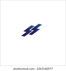 blue color logo design with white background