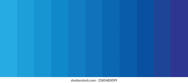 Blue Color matching color palette - Fashion Trend Blue Color guide palette, An example of a color palette vector. Forecast of the future colour palette for fashion designers and fashion business