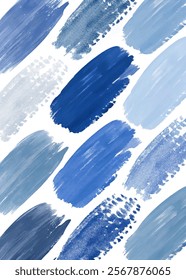Blue color palette, abstract brush strokes, artistic texture, modern design, creative background, versatile use.