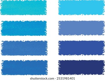 blue color palette highlighter set