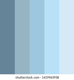Blue color palette vector illustration