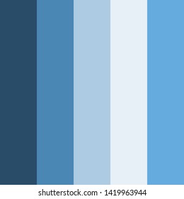 Blue color palette vector illustration