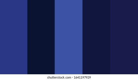 Blue color palette vector illustration