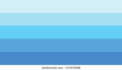 Blue color palette vector illustration