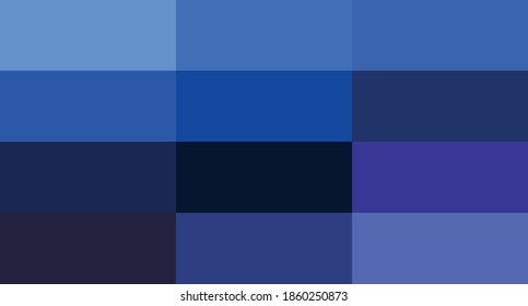 vector illustration Blue palette