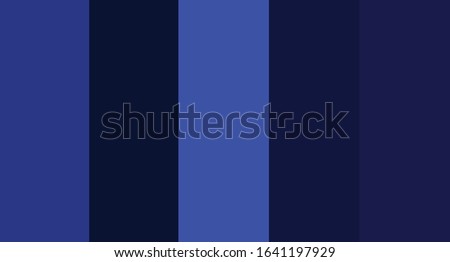 Blue color palette vector illustration
