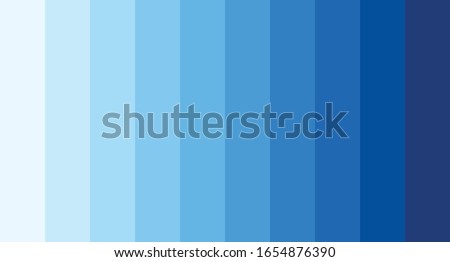 Blue color palette vector illustration Foto stock © 
