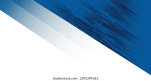 blue color pattern gradient grunge texture background. Dots pop art comics sport style vector illustration Abstract background dark blue with modern corporate concept