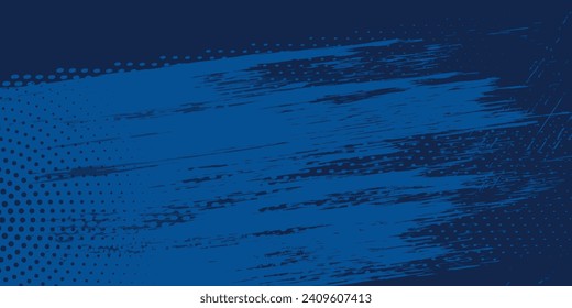 blue color pattern gradient grunge texture background. Dots pop art comics sport style vector illustration Abstract background dark blue with modern corporate concept grunge backdrop abstract