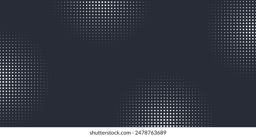 fondo de textura de grunge degradado de patrón de color azul. Puntos pop art comics estilo deportivo Ilustración vectorial Abstractas fondo azul oscuro con moderno