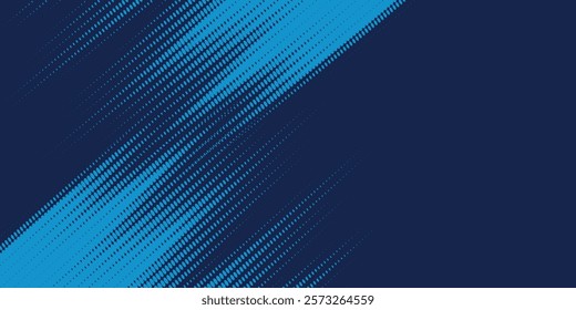 blue color pattern gradient grunge texture background. Dots pop art comics sport style vector illustration 