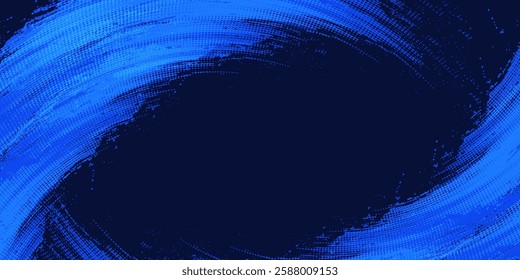 blue color pattern gradient grunge texture background. Dots pop art comics sport