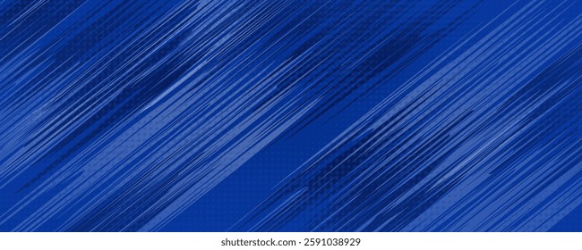 blue color pattern gradient grunge texture background. Dots pop art comics sport style vector illustration Abstract background dark blue with modern corporate concept