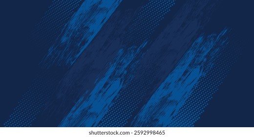 blue color pattern gradient grunge texture background. Dots pop art comics sport style vector illustration Abstract background dark blue with grunge speed lines modern corporate concept vector