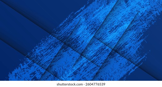 Blue color pattern gradient grunge texture background. Dots pop art comics sport style vector illustration Abstract background dark blue with modern corporate concept.