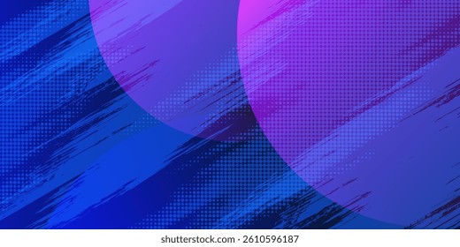blue color pattern gradient grunge texture background. Dots pop art comics sport style vector illustration Abstract background dark blue with modern corporate concept. eps 10