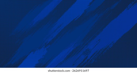 Ilustración vectorial de fondo de textura grunge gradiente de patrón de color azul