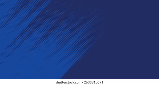blue color pattern gradient grunge texture background. Dots pop art comics sport style vector illustration Abstract background dark blue with modern simple 