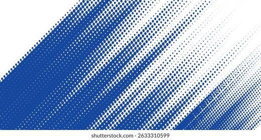 Fondo de textura grunge degradado de patrón de color azul. Punto pop art comics estilo deportivo Ilustración vectorial fondo Abstractas azul oscuro con moderno simple 