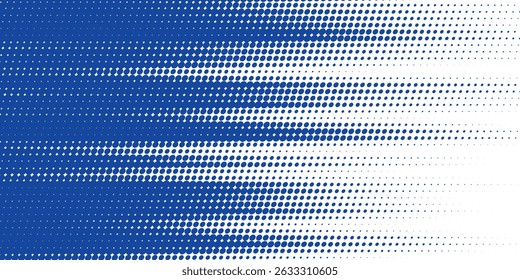 Fondo de textura grunge degradado de patrón de color azul. Punto pop art comics estilo deportivo Ilustración vectorial fondo Abstractas azul oscuro con moderno simple 