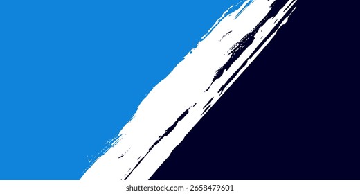Fondo de textura grunge degradado de patrón de color azul. Ilustración vectorial de estilo deportivo de cómics de arte pop de puntos