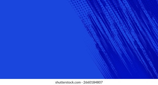 fundo de textura gradiente gradiente do padrão de cor azul. Pontos pop art quadrinhos estilo esporte vetor moderno