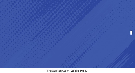 fundo de textura gradiente gradiente do padrão de cor azul. Pontos pop art quadrinhos estilo esporte moderno vetor moderno meio-tom
