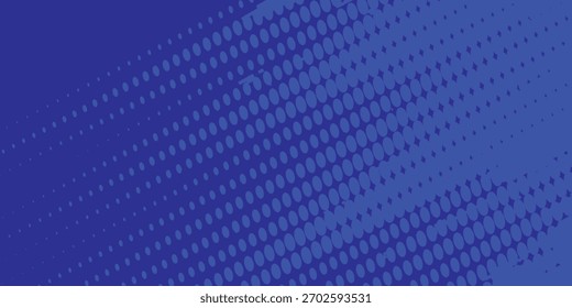 blue color pattern gradient grunge texture background. Dots pop art comics sport style  modern vector
