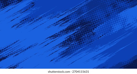 fundo de textura gradiente gradiente do padrão de cor azul. Pontos pop art quadrinhos estilo esporte vetor ilustração Fundo abstrato azul escuro com conceito corporativo moderno

