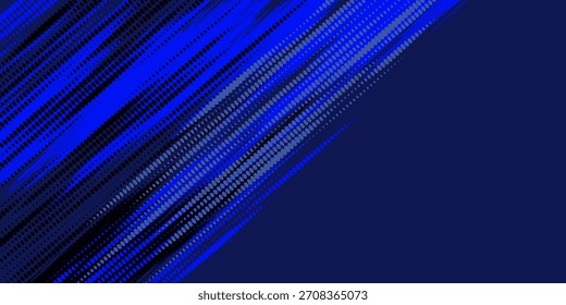 blaues Farbmuster Farbverlauf farbige Textur Hintergrund. Punkte Pop Art Comics Sport Stil Vektorgrafik Abstrakter Hintergrund dunkelblau mit modernem Unternehmenskonzept moderne Kunst

