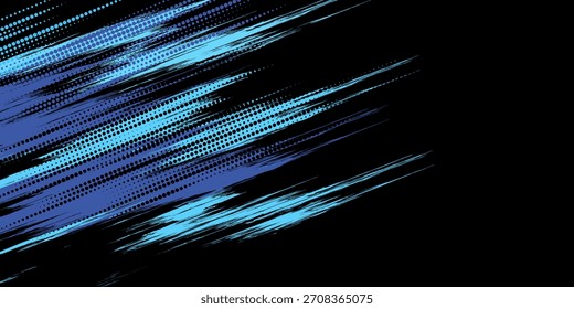 blue color pattern gradient grunge texture background. Dots pop art comics sport style vector illustration Abstract background dark blue with modern corporate concept modern arts

