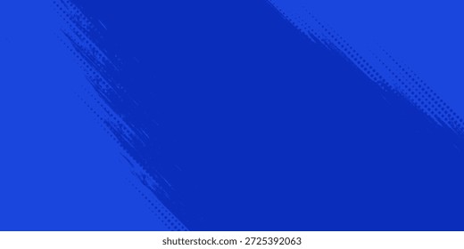 Fondo de textura grunge degradado de patrón de color azul. Vector moderno del estilo del deporte de los cómics del arte pop de los puntos