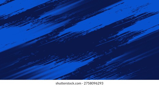 blue color pattern gradient grunge texture background. Dots pop art comics sport style vector illustration Abstract background dark blue with modern corporate concept