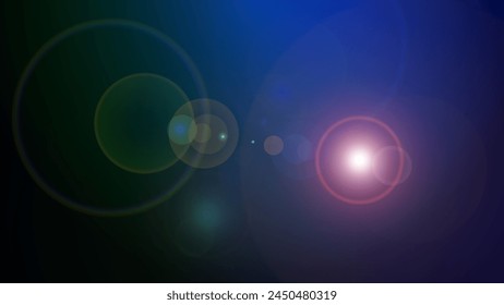 Blue color premium gradient lense flare effect. Wallpaper background For Web and Mobile Applications, business infographic and social media, modern decoration, art illustration template design. 