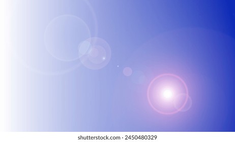 Blue color premium gradient lense flare effect. Wallpaper background For Web and Mobile Applications, business infographic and social media, modern decoration, art illustration template design. 