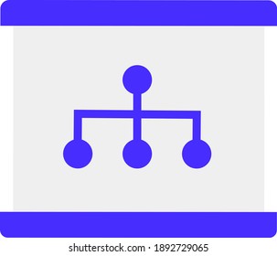 Blue Color Presentation Networking Concept Illustration