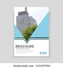 Blue color scheme with a cover design template. Can be adapted to brochure, annual report, magazine, poster, corporate presentation, portfolio, leaflet, banner, website. 