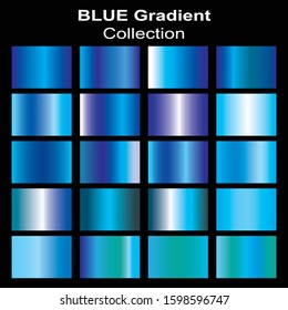 BLUE color shade and gradient