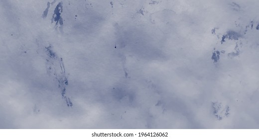 Blue Color Sky Mark. Bright Aquarelle Drawn Texture. Abstract Sky Cloud. Navy Vector Cloud Gradient. Wash Ink Splatter Pattern. Vector Hand Effect. Art Gradient Abstract Brush. Ink Watercolour Canvas