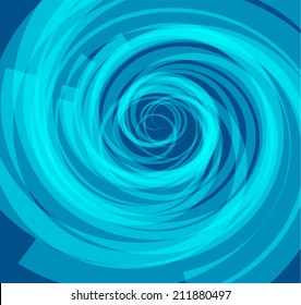 Blue Color Spiral Background vector