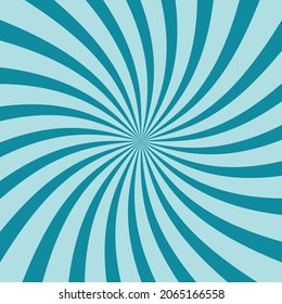 blue color spiral loop on background vector