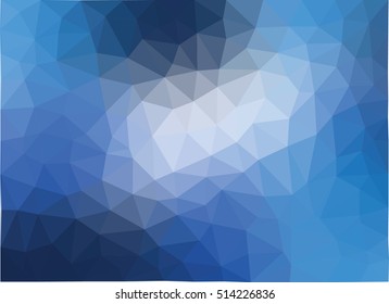 Blue color theme vector abstract background