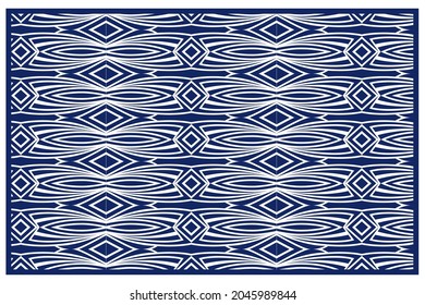 patrón ininterrumpido del vector tribal de color azul. diseño de arte geométrico abstracto. origen étnico hipster. garabato dibujado a mano. Papel tapiz, tela, papel, cubierta, textil, envoltura.