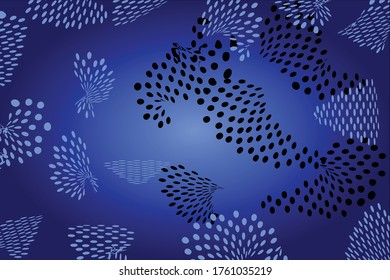 Blue color vector background with modern geometrical shape, art abstract pattern, for web and print