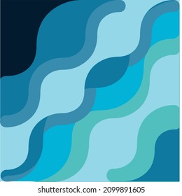 Abstrakter blauer Vektorhintergrund
