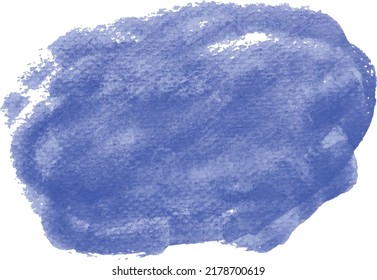 Blue color vector hand drawn watercolor liquid stain. Abstract aqua smudges scribble drop element  illustration wallpaper
