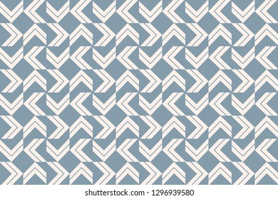 Blue color. Vector luxury abstract background. geometric seamless pattern in modern stylish.