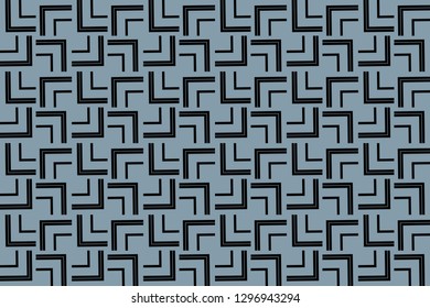 Blue color. Vector luxury abstract background. geometric seamless pattern in modern stylish.